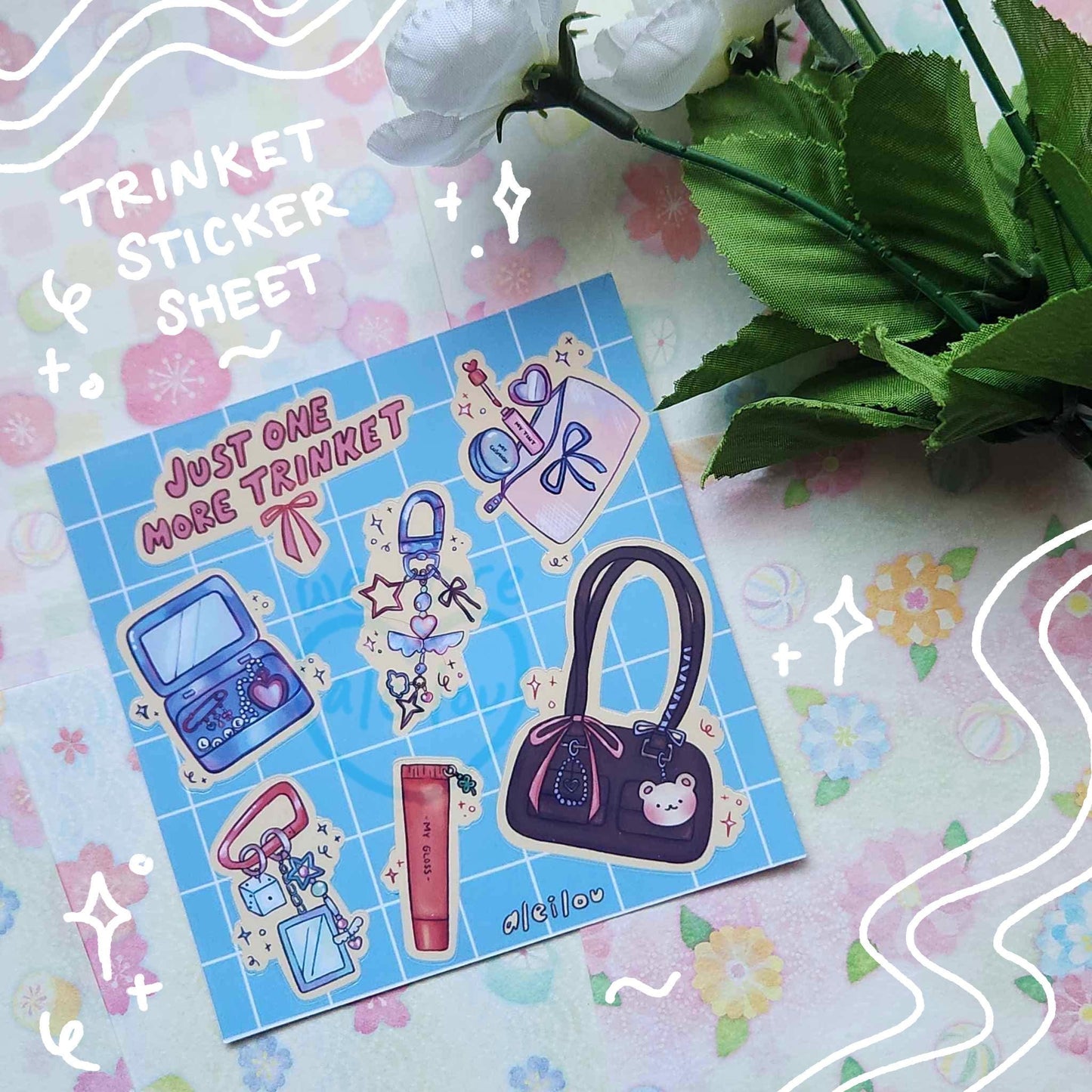 Just One More Trinket Sticker Sheet