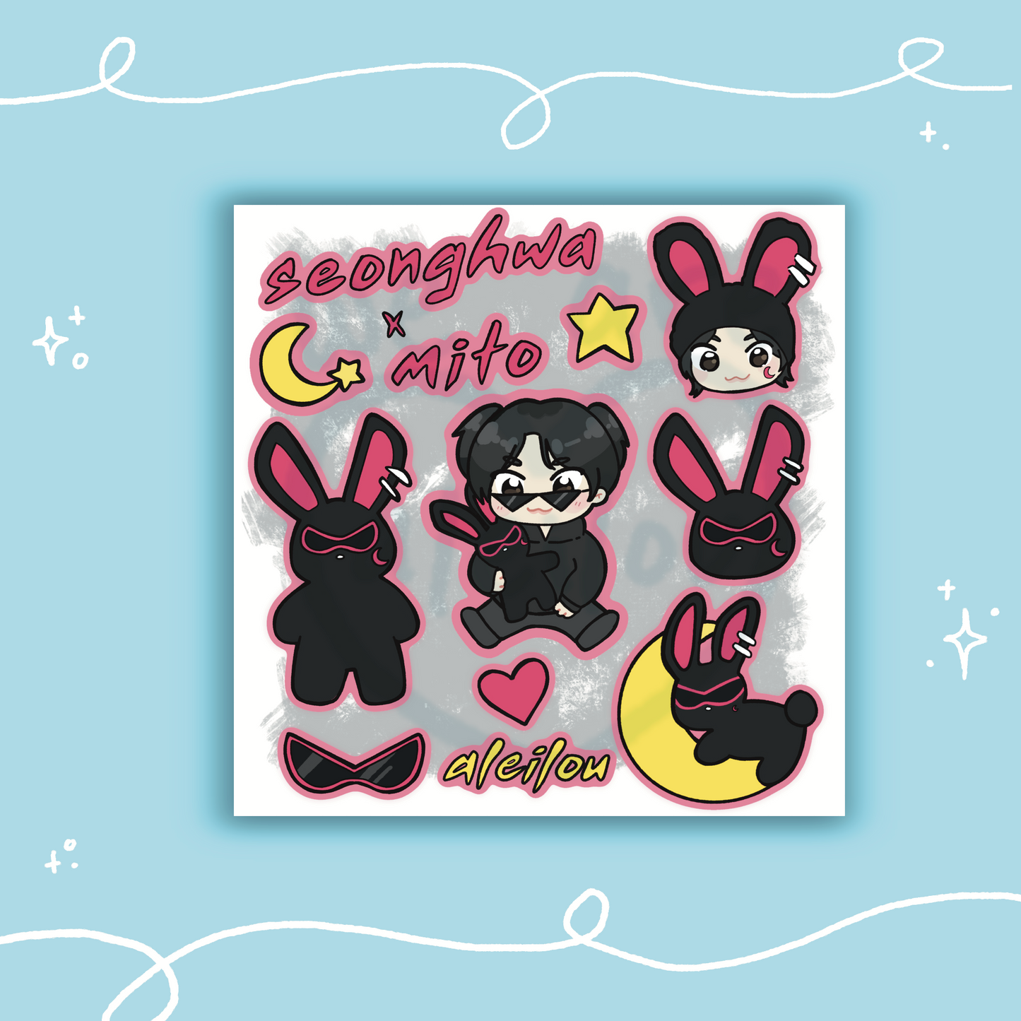 ATEEZ Member Sticker Sheets