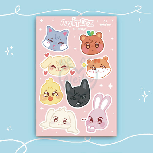 Aniteez Emoji Sticker Sheet