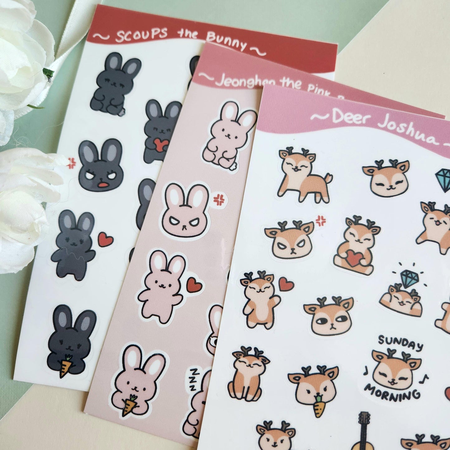 SVT Animal Sticker sheets