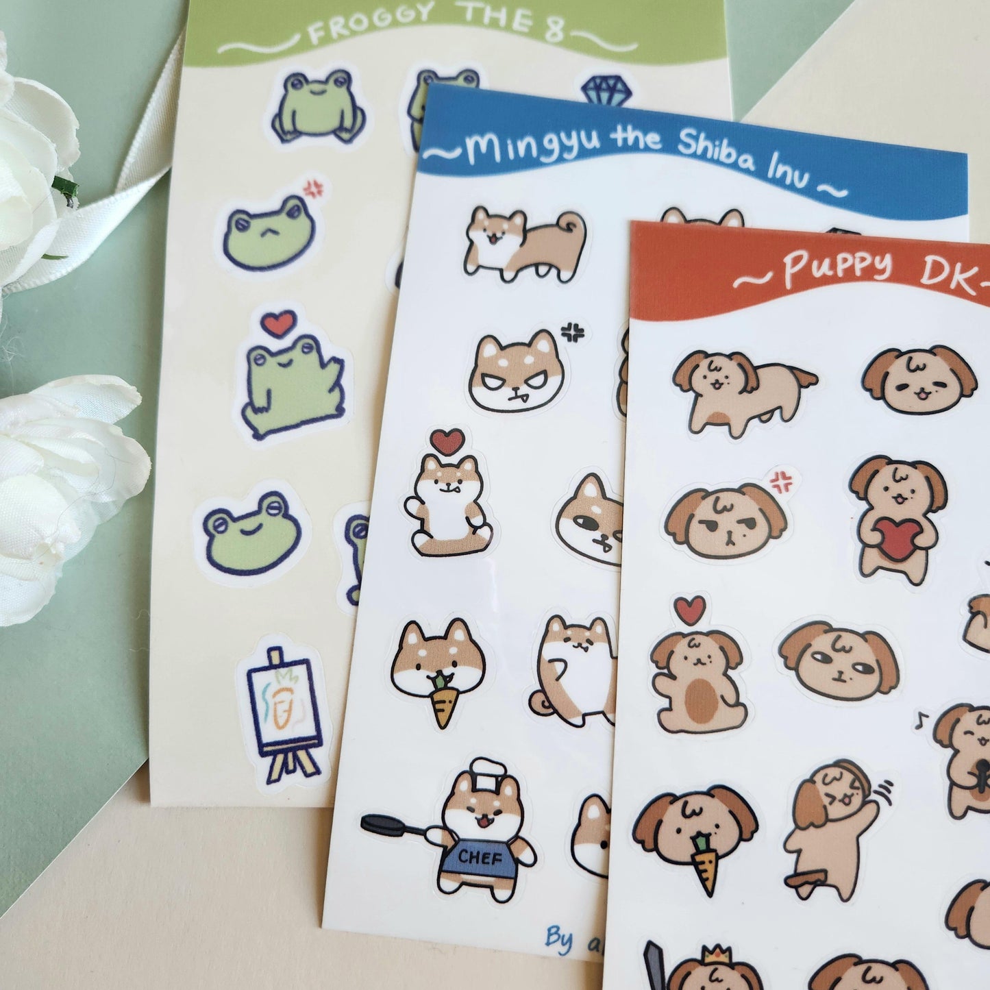 SVT Animal Sticker sheets