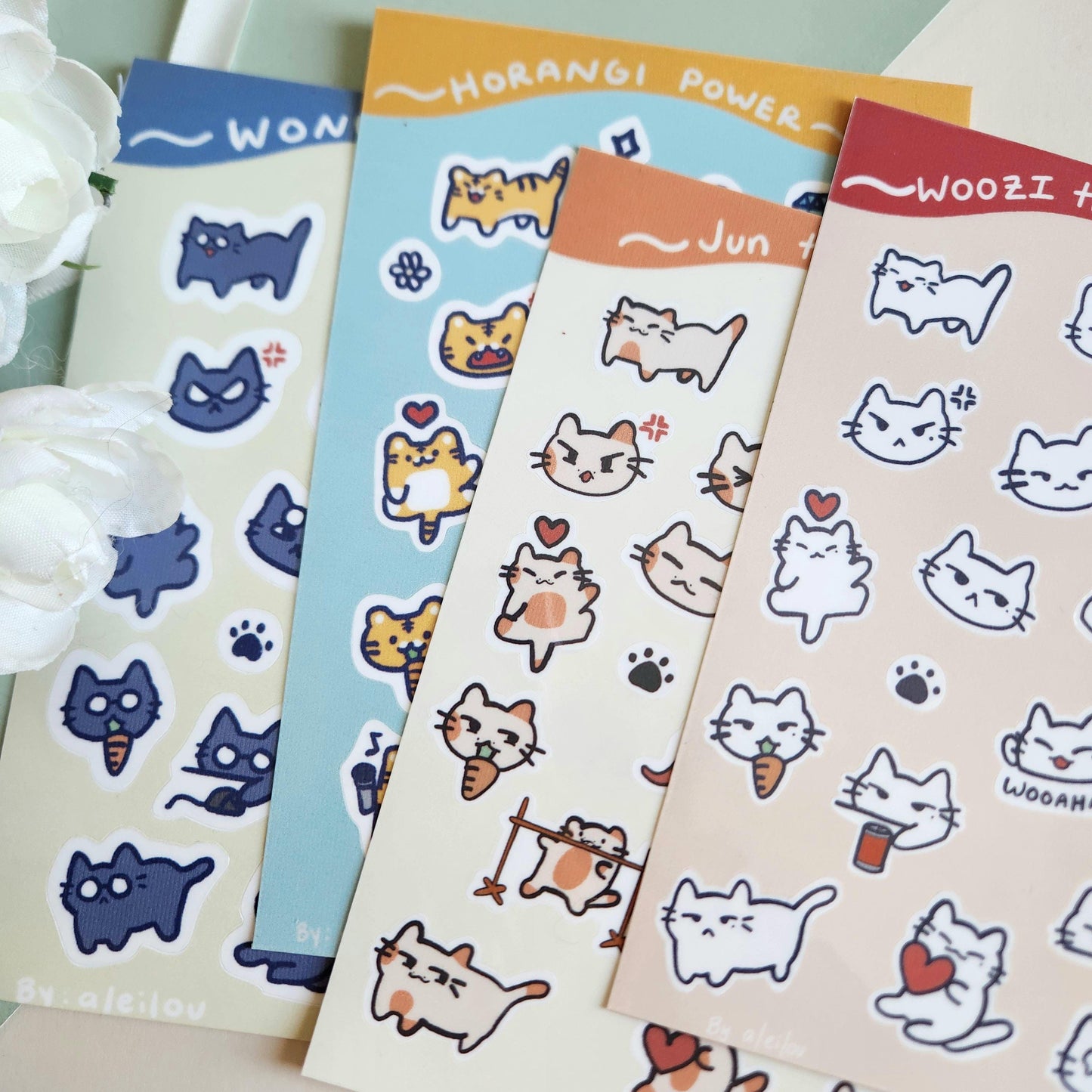 SVT Animal Sticker sheets
