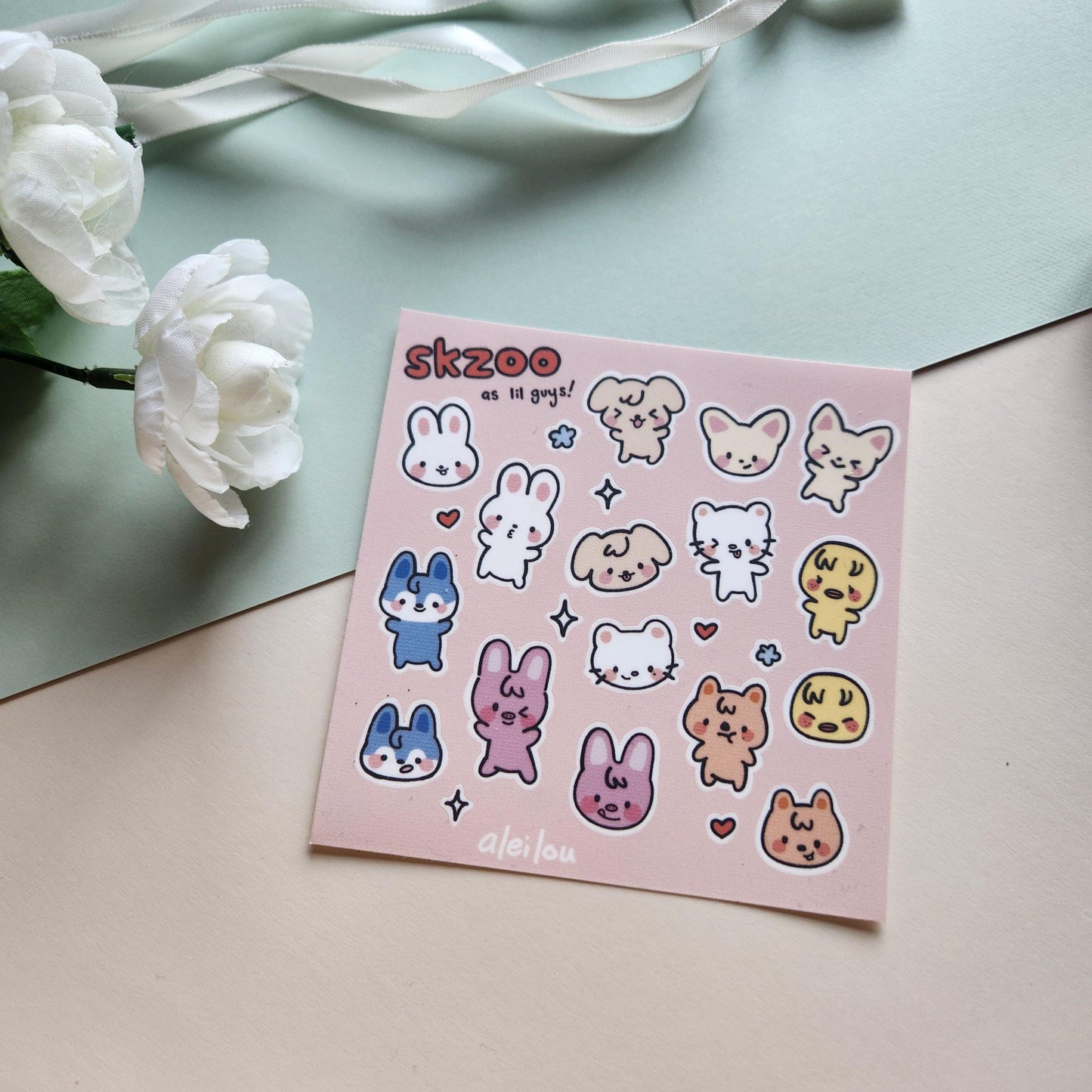 SKZOO Lil Guys Sticker Sheet