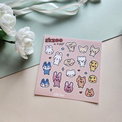 SKZOO Lil Guys Sticker Sheet