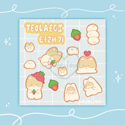 EXO Sticker sheets Teolaegi ZARR & Toben Kai Nini Bear KK