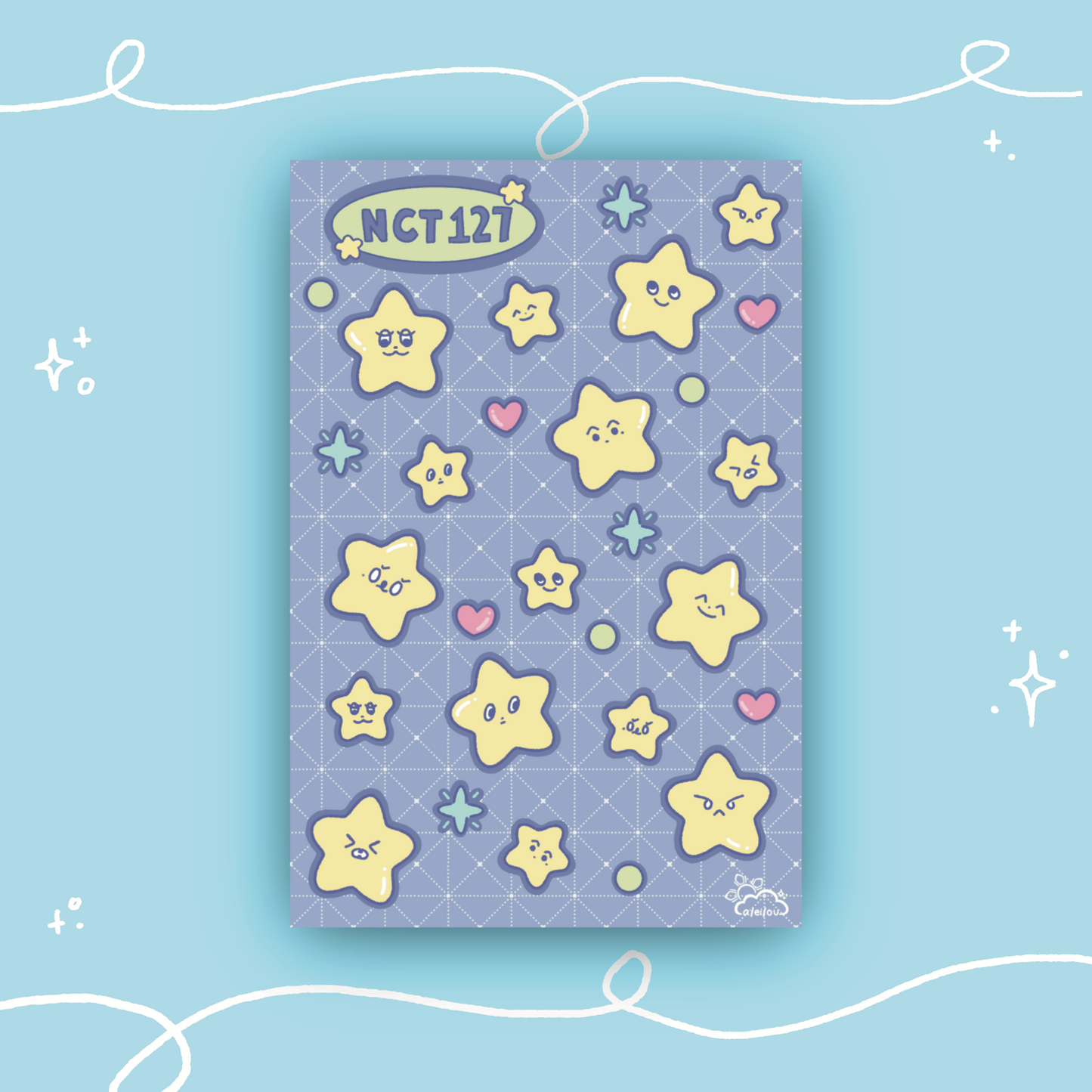 NCT 127 Starfish Sticker Sheet