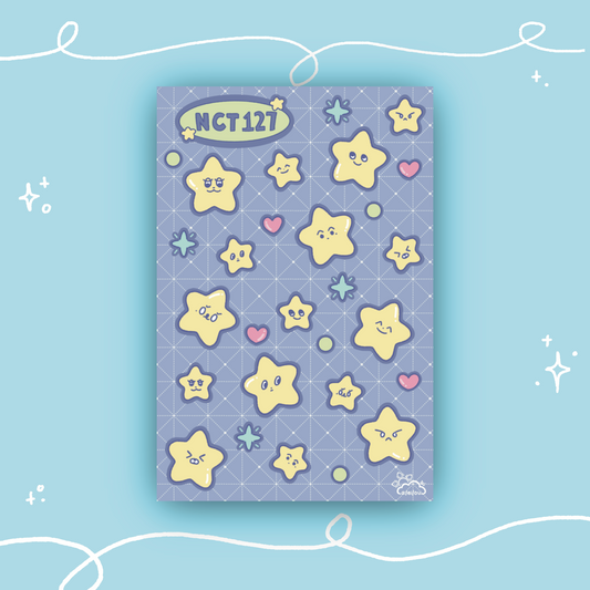 NCT 127 Starfish Sticker Sheet