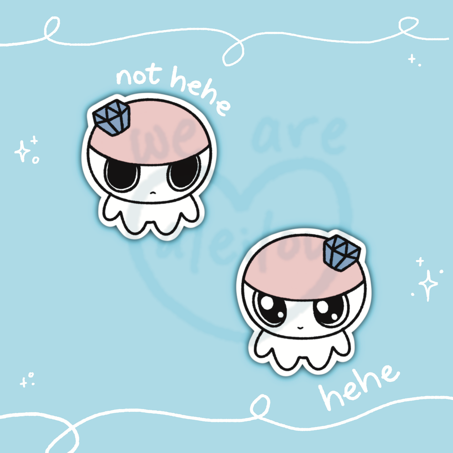 Hehe & Not Hehe Bongbongie Sticker