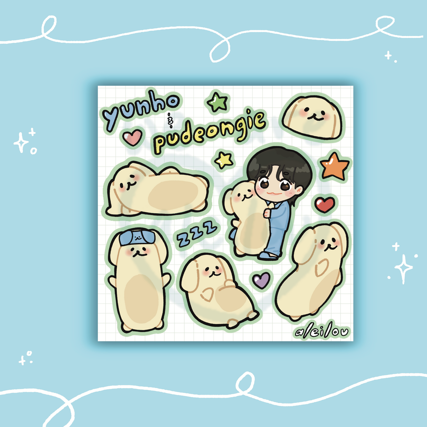 ATEEZ Member Sticker Sheets