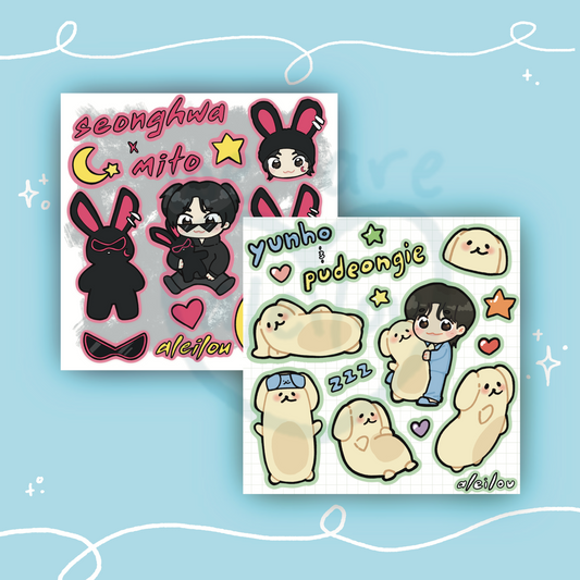 ATEEZ Member Sticker Sheets