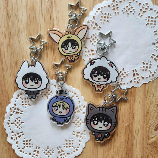 TXT PPULBATU Acrylic Keychain