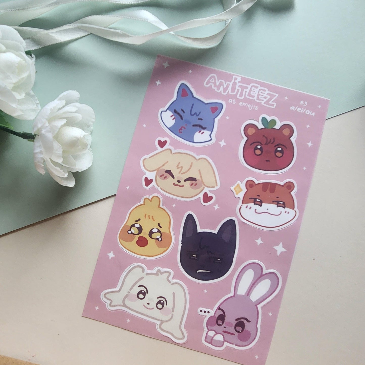 Aniteez Emoji Sticker Sheet