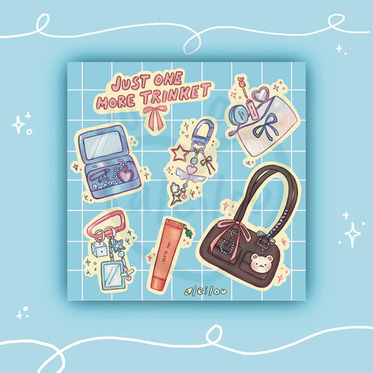 Just One More Trinket Sticker Sheet