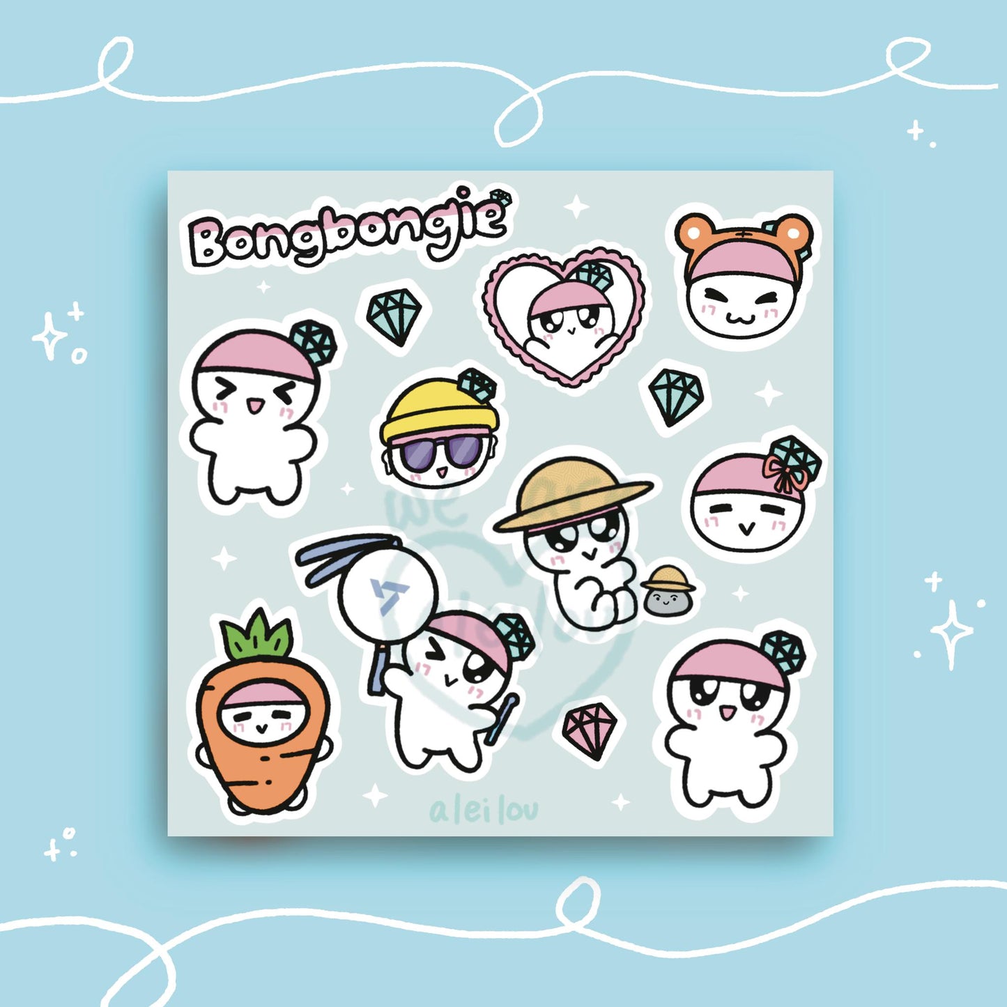 SVT Bongbongie Sticker Sheet