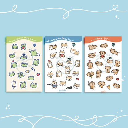 SVT Animal Sticker sheets