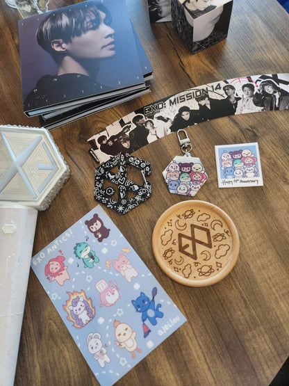 EXO wooden coaster